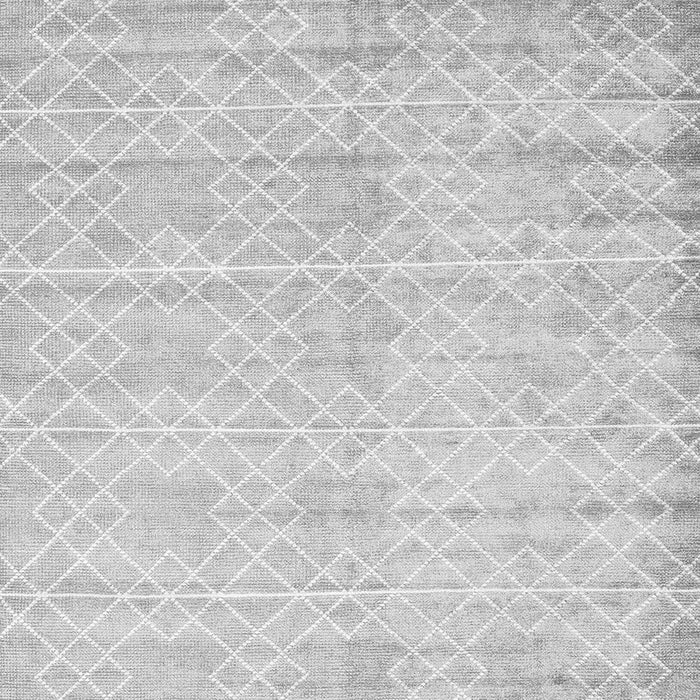 Abstract Gray Contemporary Rug, con2742gry