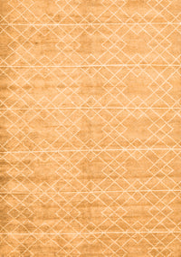 Abstract Orange Contemporary Rug, con2742org