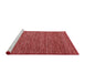 Contemporary Red Washable Rugs