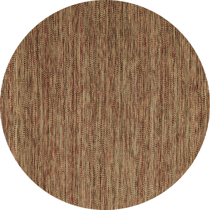 Round Machine Washable Abstract Brown Contemporary Rug, wshcon2743brn