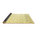 Sideview of Terrilis Yellow Contemporary Rug, con2744yw