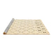 Sideview of Machine Washable Terrilis Brown Contemporary Rug, wshcon2744brn