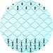 Round Terrilis Light Blue Contemporary Rug, con2744lblu