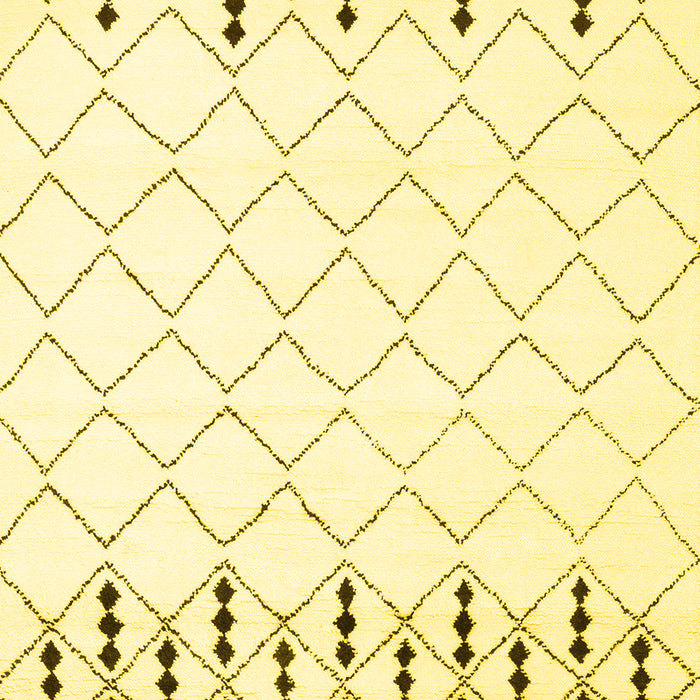 Machine Washable Terrilis Yellow Contemporary Rug, wshcon2744yw