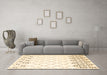 Machine Washable Terrilis Brown Contemporary Rug in a Living Room,, wshcon2744brn