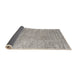 Thickness of Contemporary Sage Green Modern Rug, con2745