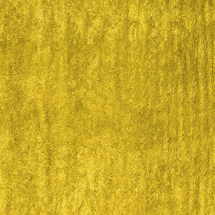 Square Machine Washable Abstract Yellow Contemporary Rug, wshcon2745yw