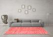 Contemporary Red Washable Rugs