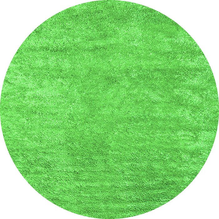 Square Abstract Green Contemporary Rug, con2745grn
