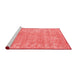 Contemporary Red Washable Rugs