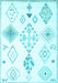 Solid Light Blue Modern Rug, con2746lblu