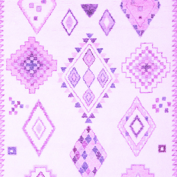 Machine Washable Solid Purple Modern Area Rugs, wshcon2746pur