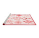 Modern Red Washable Rugs