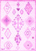 Solid Pink Modern Rug, con2746pnk