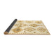 Sideview of Solid Brown Modern Rug, con2747brn