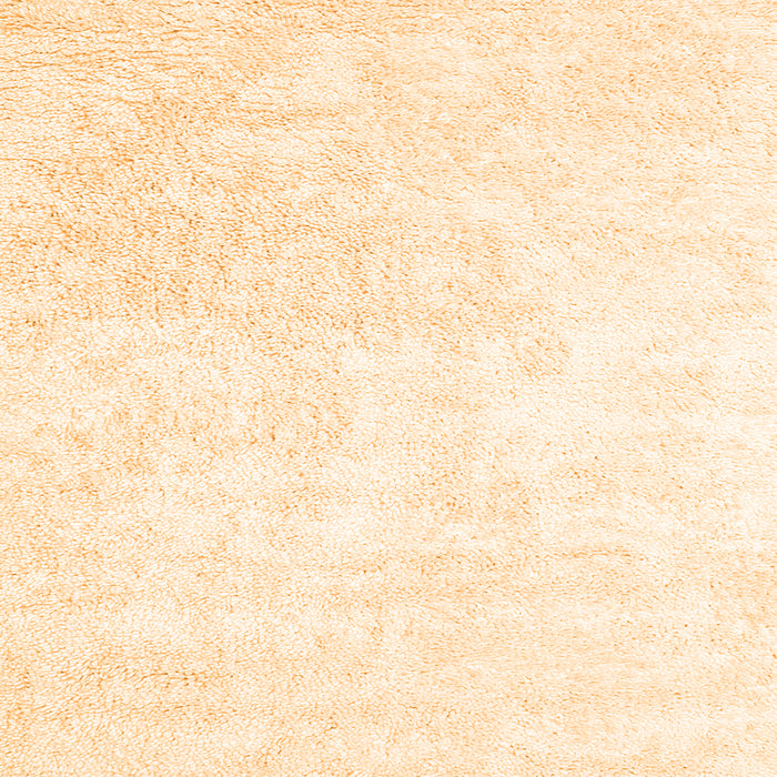 Round Machine Washable Solid Orange Modern Area Rugs, wshcon2748org