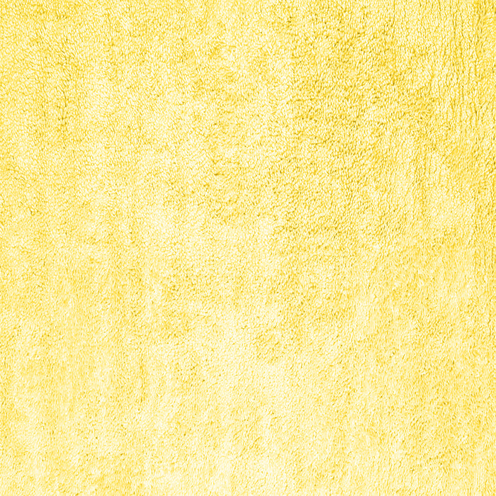 Square Solid Yellow Modern Rug, con2748yw