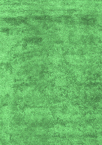 Abstract Emerald Green Contemporary Rug, con2749emgrn