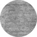 Square Abstract Gray Contemporary Rug, con2749gry