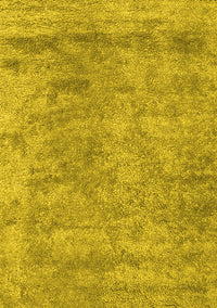 Abstract Yellow Contemporary Rug, con2749yw