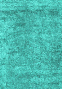 Abstract Turquoise Contemporary Rug, con2749turq