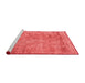 Contemporary Red Washable Rugs