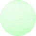 Round Solid Emerald Green Modern Rug, con274emgrn