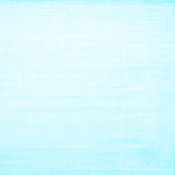 Square Solid Light Blue Modern Rug, con274lblu