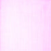 Square Solid Pink Modern Rug, con274pnk