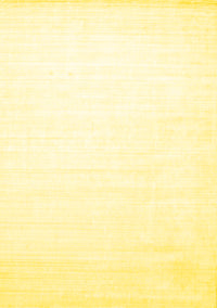 Solid Yellow Modern Rug, con274yw