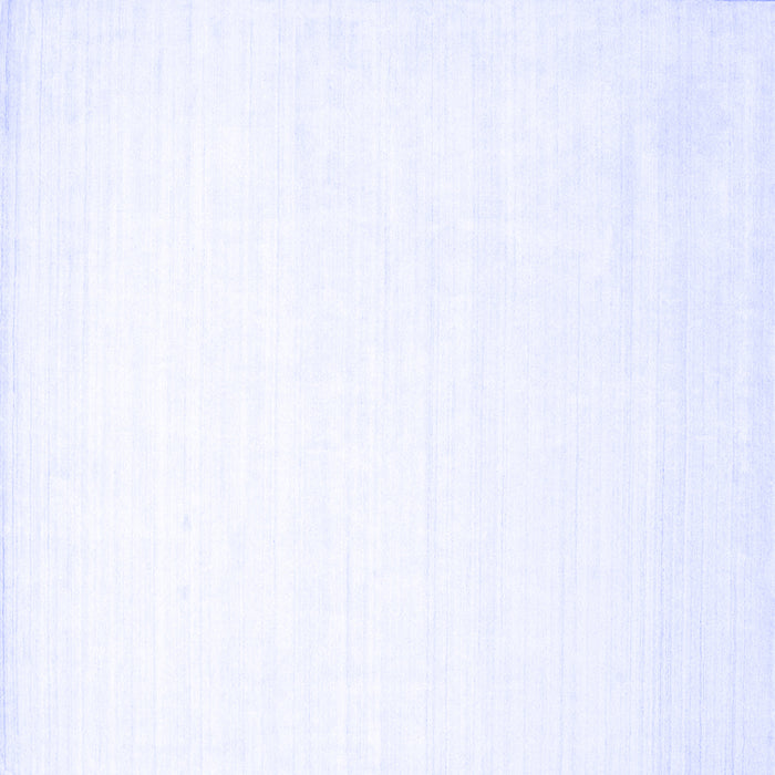 Square Machine Washable Solid Blue Modern Rug, wshcon274blu
