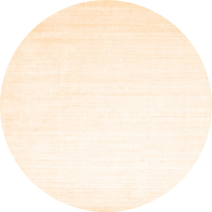 Square Solid Orange Modern Rug, con274org