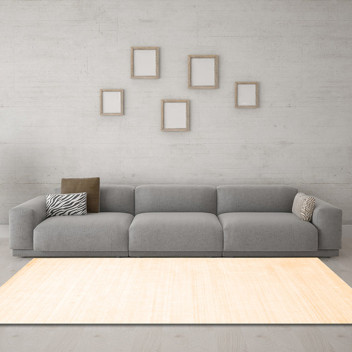 Machine Washable Solid Orange Modern Area Rugs in a Living Room, wshcon274org