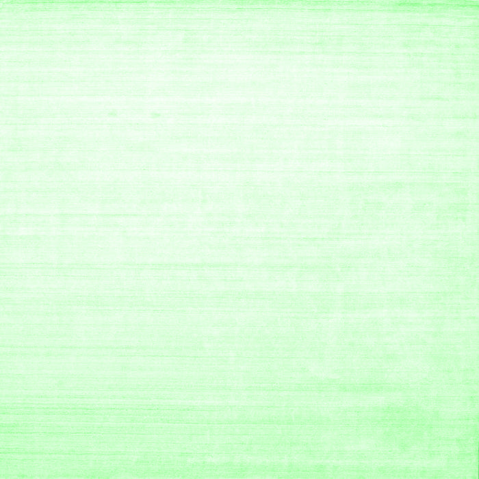 Square Machine Washable Solid Emerald Green Modern Area Rugs, wshcon274emgrn