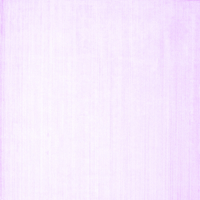 Square Solid Purple Modern Rug, con274pur