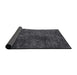 Thickness of Contemporary Gray Modern Rug, con2750