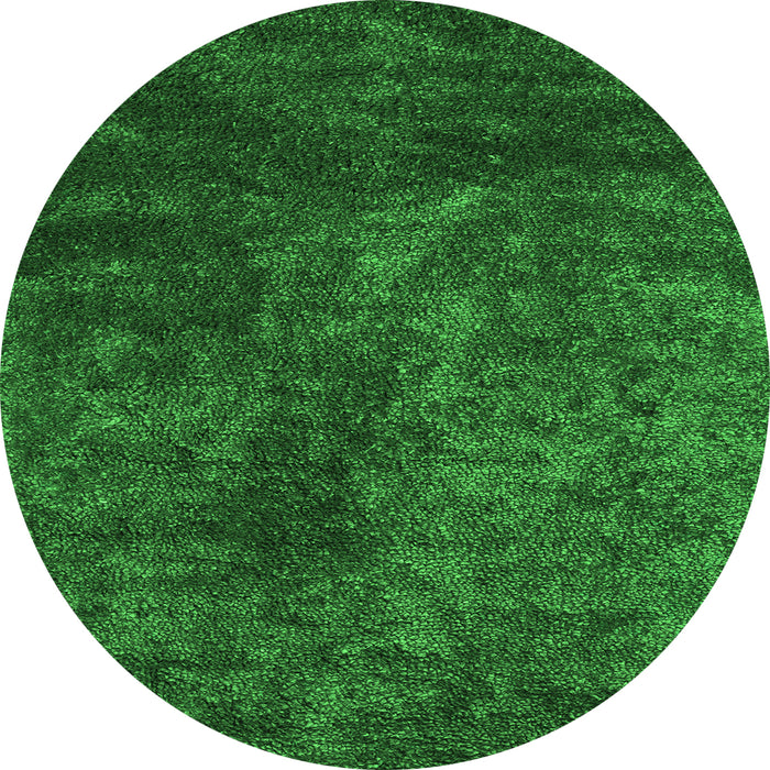 Square Abstract Green Contemporary Rug, con2750grn