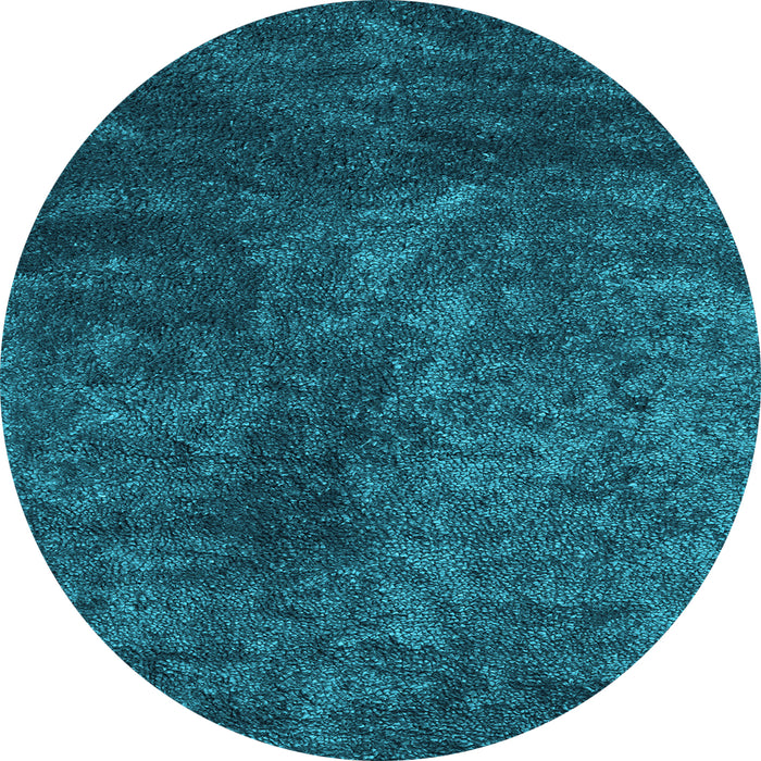 Round Machine Washable Abstract Light Blue Contemporary Rug, wshcon2750lblu