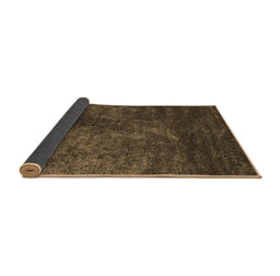 Sideview of Abstract Brown Contemporary Rug, con2750brn