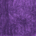 Square Machine Washable Abstract Purple Contemporary Area Rugs, wshcon2750pur