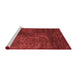 Contemporary Red Washable Rugs