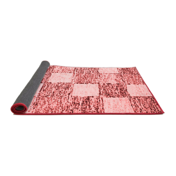 Abstract Red Contemporary Area Rugs