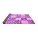 Sideview of Abstract Pink Contemporary Rug, con2751pnk