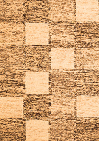 Abstract Orange Contemporary Rug, con2751org