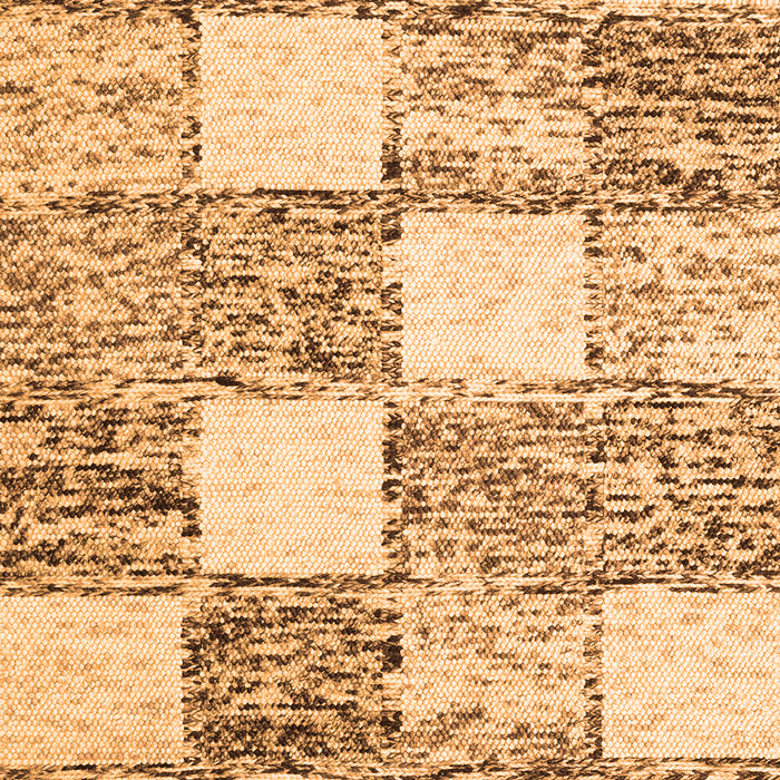 Abstract Orange Contemporary Rug, con2751org