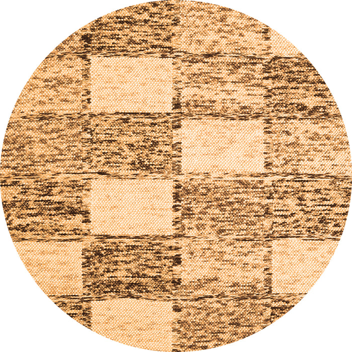 Machine Washable Abstract Orange Contemporary Area Rugs, wshcon2751org