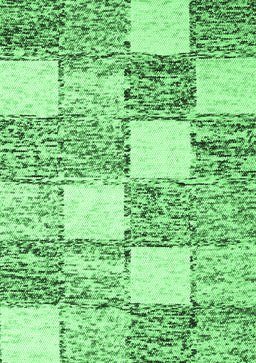 Abstract Emerald Green Contemporary Rug, con2751emgrn