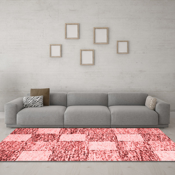 Contemporary Red Washable Rugs