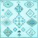 Square Solid Light Blue Modern Rug, con2752lblu