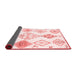 Solid Red Modern Area Rugs